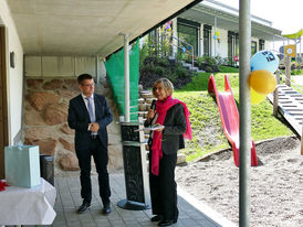 Einweihung der Katholischen Kindertagesstätte St. Vinzenz 2023 (Foto: Karl-Franz Thiede)